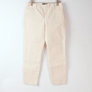 Banana Republic SLOAN Slim Ankle Pants Bone/Ivory - Size 6
